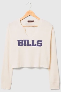 Junk Food NFL Sunday Crop Thermal Top