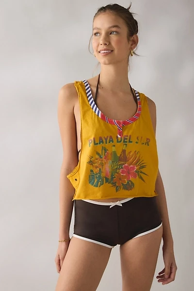 BDG Playa Del Sur Graphic Cropped Tank Top