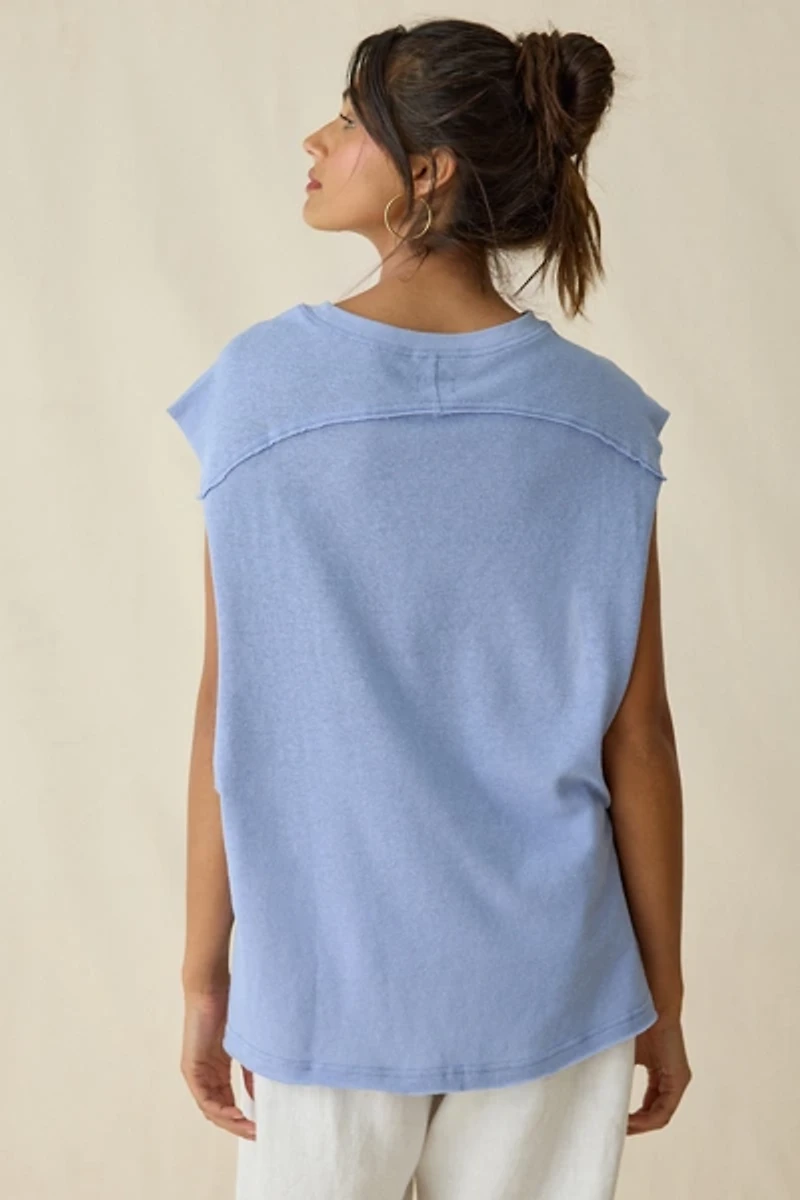BDG Echo Beach Graphic Oversized Muscle Tee