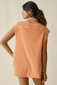 BDG Echo Beach Graphic Oversized Muscle Tee