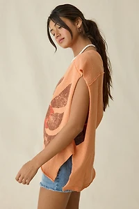 BDG Echo Beach Graphic Oversized Muscle Tee