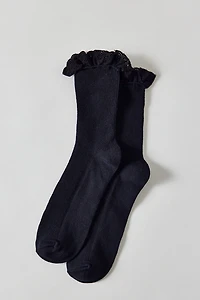 Hazel Eyelet Trim Sock