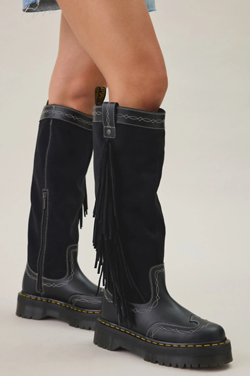 Dr. Martens Women's Desert Rodeo Quad Hi Leather & Suede Boots