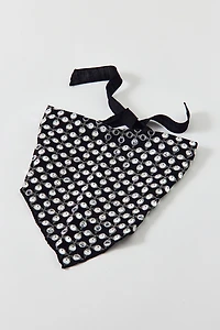 Out All Night Mirrored Triangle Headscarf