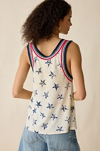 BDG New York Graphic Scoop Neck Loose Tank Top