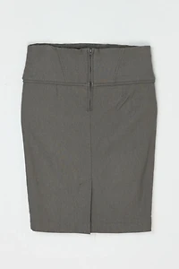 Vintage Y2k Dark Khaki Mini Skirt