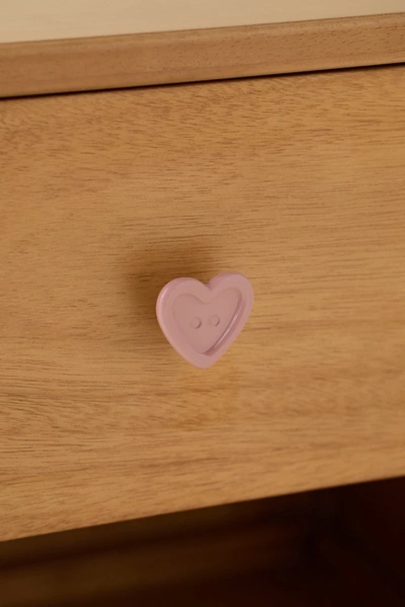 Button Shaped Resin Knob - Set Of 2