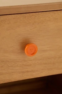 Button Shaped Resin Knob - Set Of 2