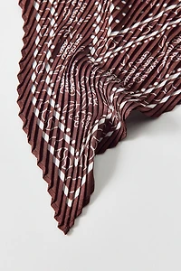 Printed Plisse Bandana Headscarf