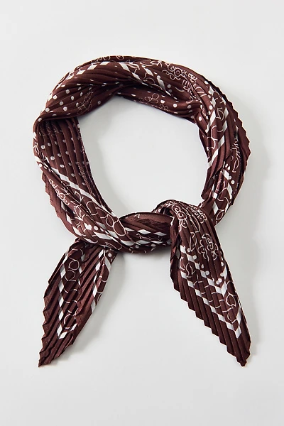 Printed Plisse Bandana Headscarf