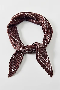 Printed Plisse Bandana Headscarf