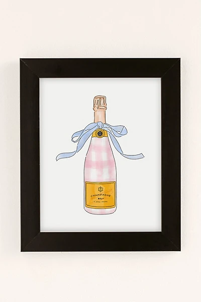 J.Hall Designs Pink Gingham Preppy Painted Art Print