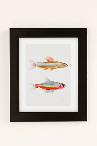 Esca Watercolors Colorful Fish Art Print
