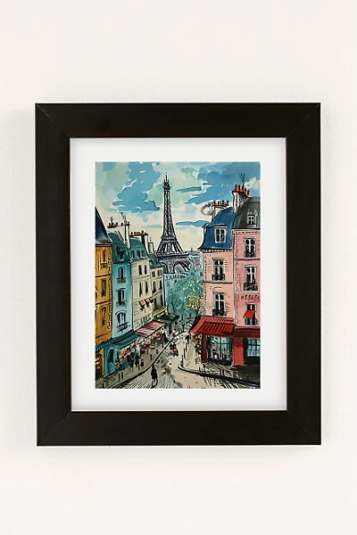 JunkyDotCom Paris Illustration Art Print