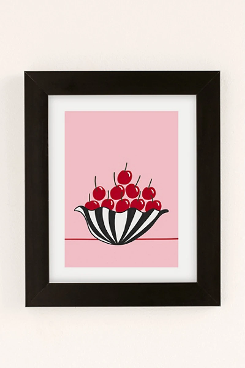 AthenesAtelier Cherry Bowl Art Print