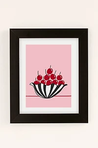 AthenesAtelier Cherry Bowl Art Print