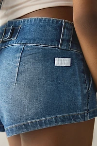 Abrand 00 Super Low-Rise Mini Denim Shorts
