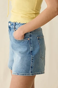 Abrand Venice Selena High-Rise Denim Shorts