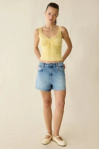 Abrand Venice Selena High-Rise Denim Shorts