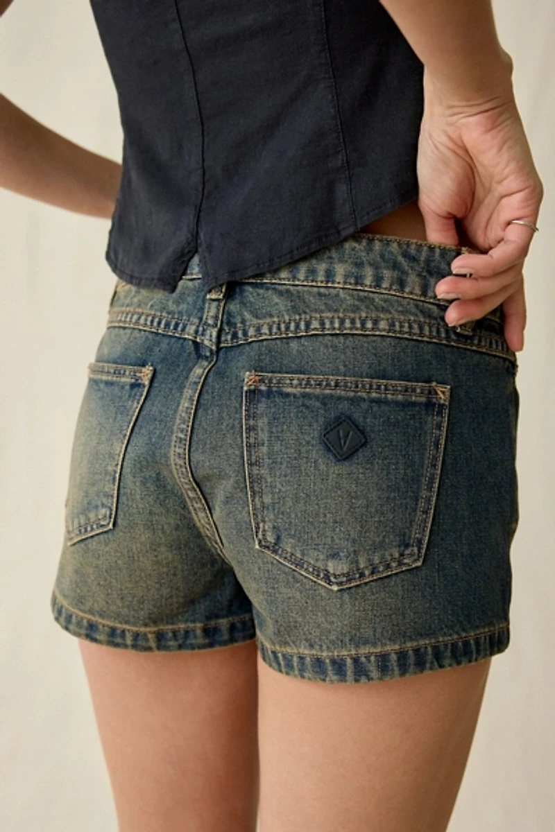 Abrand 99 Kandi Low Denim Shorts