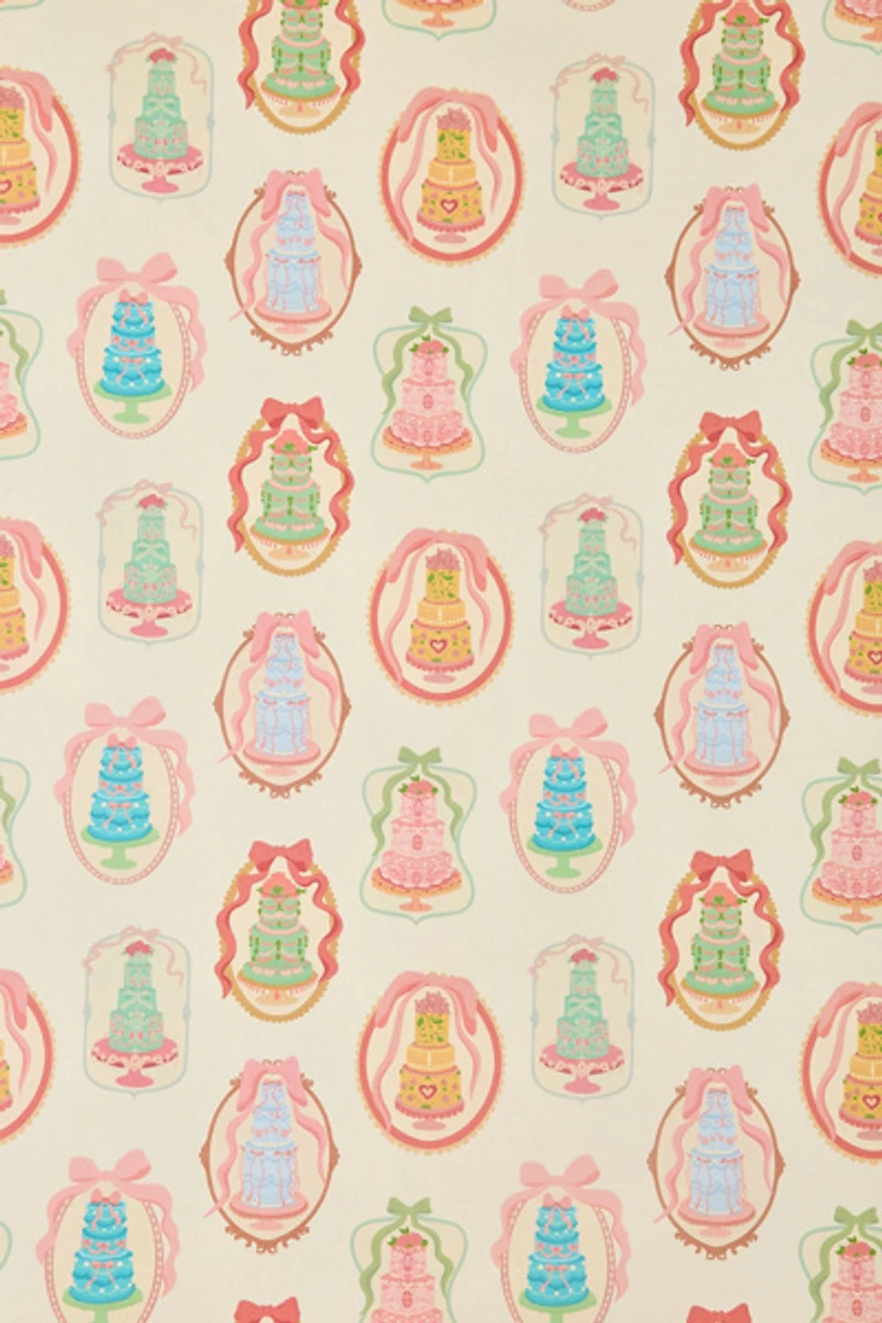 Rococo Cakes Wrapping Paper Sheet Set