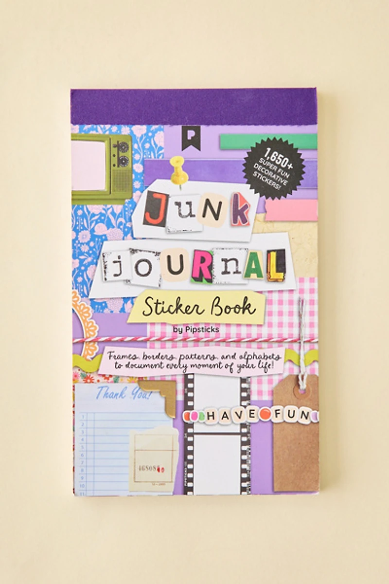 PIPSTICKS Mix & Match Junk Journal Sticker Book