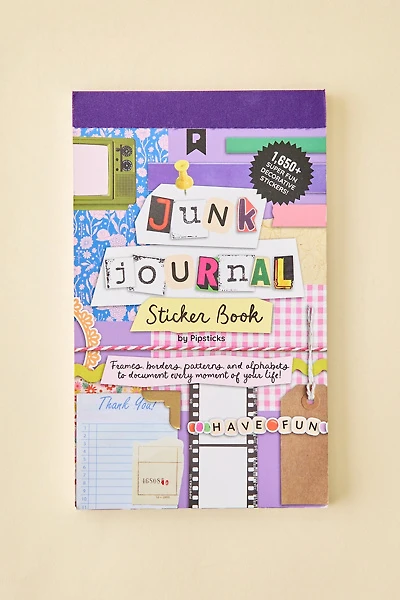 PIPSTICKS Mix & Match Junk Journal Sticker Book