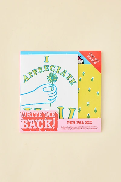 Egg Press Write Me Back! Appreciate You Pen Pal Kit