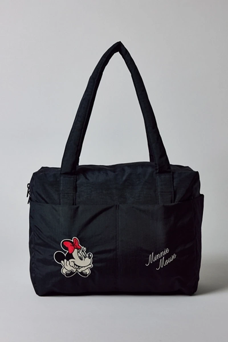 DISNEY | BAGGU Small Cloud Carry-On Bag - Embroidered Minnie Mouse
