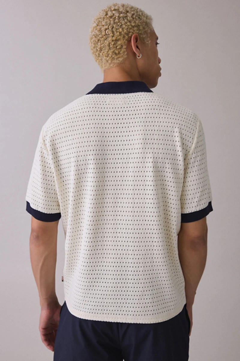 Honor The Gift Pique Collared Polo Sweater