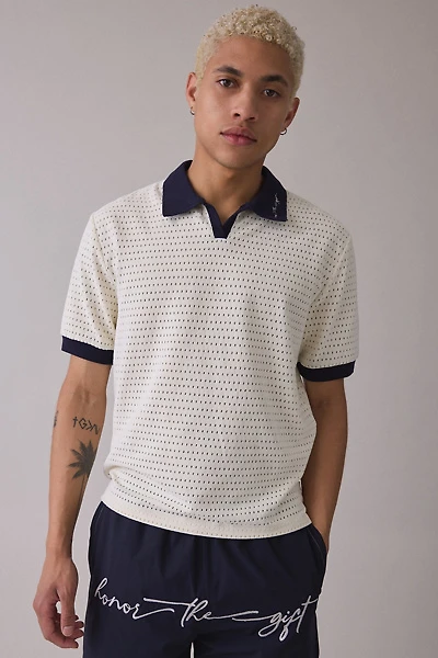 Honor The Gift Pique Collared Polo Sweater