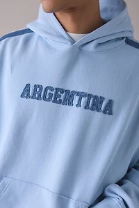 Destination Applique Hoodie Sweatshirt