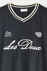 Les Deux Mesh Jersey Tee