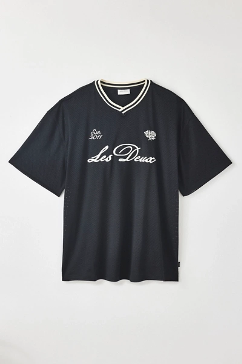 Les Deux Mesh Jersey Tee