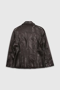 Vintage 90s Black Leather Jacket