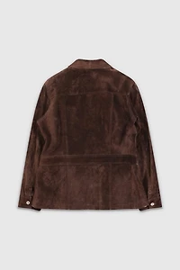 Vintage 90s Brown Suede Jacket