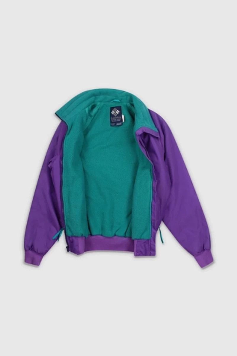 Vintage 90s Columbia Purple Fleece-Lined Jacket