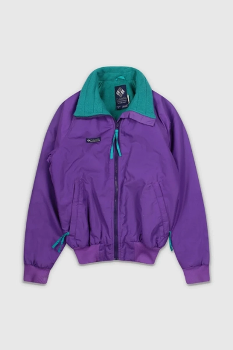 Vintage 90s Columbia Purple Fleece-Lined Jacket