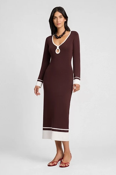 Onia Linen Tencel Midi Dress