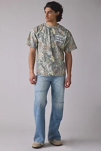 South Beach Rentals Graphic Oversized Camo Tee