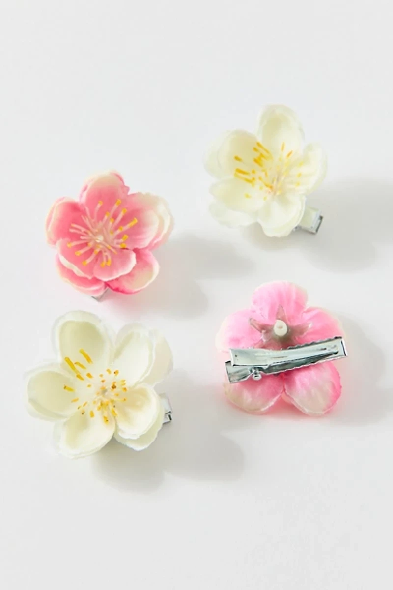 Mini Flower Hair Clip Set