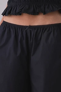 NIA Viento Ruffle Wide Leg Cropped Pants