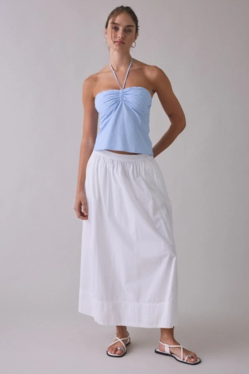 NIA Domenico Cinch Y-Neck Halter Top