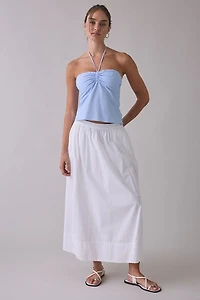NIA Domenico Cinch Y-Neck Halter Top