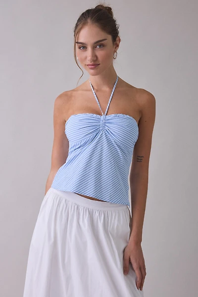 NIA Domenico Cinch Y-Neck Halter Top