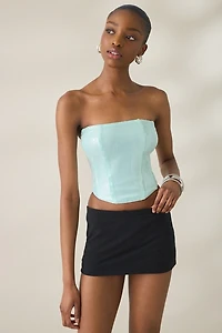 NIA Yusef Sequined Corset Top