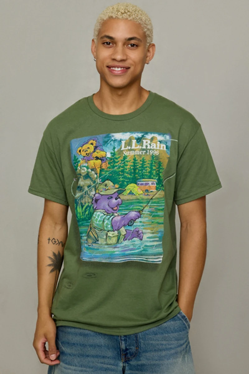Grateful Dead Feels Like Rain Graphic Tee