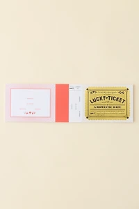 Lucky Tickets For Getting Lucky Coupon Gift Book