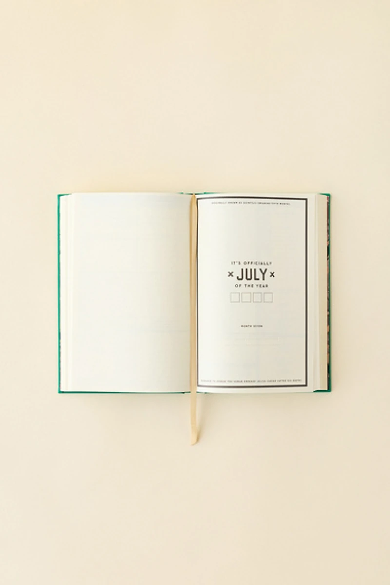 Undated Cloth-Bound Daily Planner