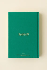 Undated Cloth-Bound Daily Planner